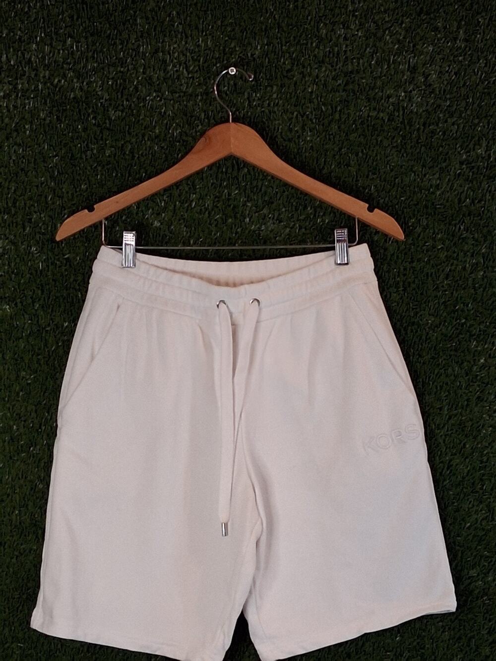 Michael Kors Men's White French Terry Shorts Size S Small 30" Waist EUC
